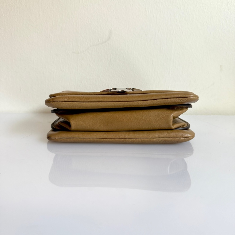 Tory Burch Charlie Shoulder Bag - Wren Brown - Picture 7 of 16